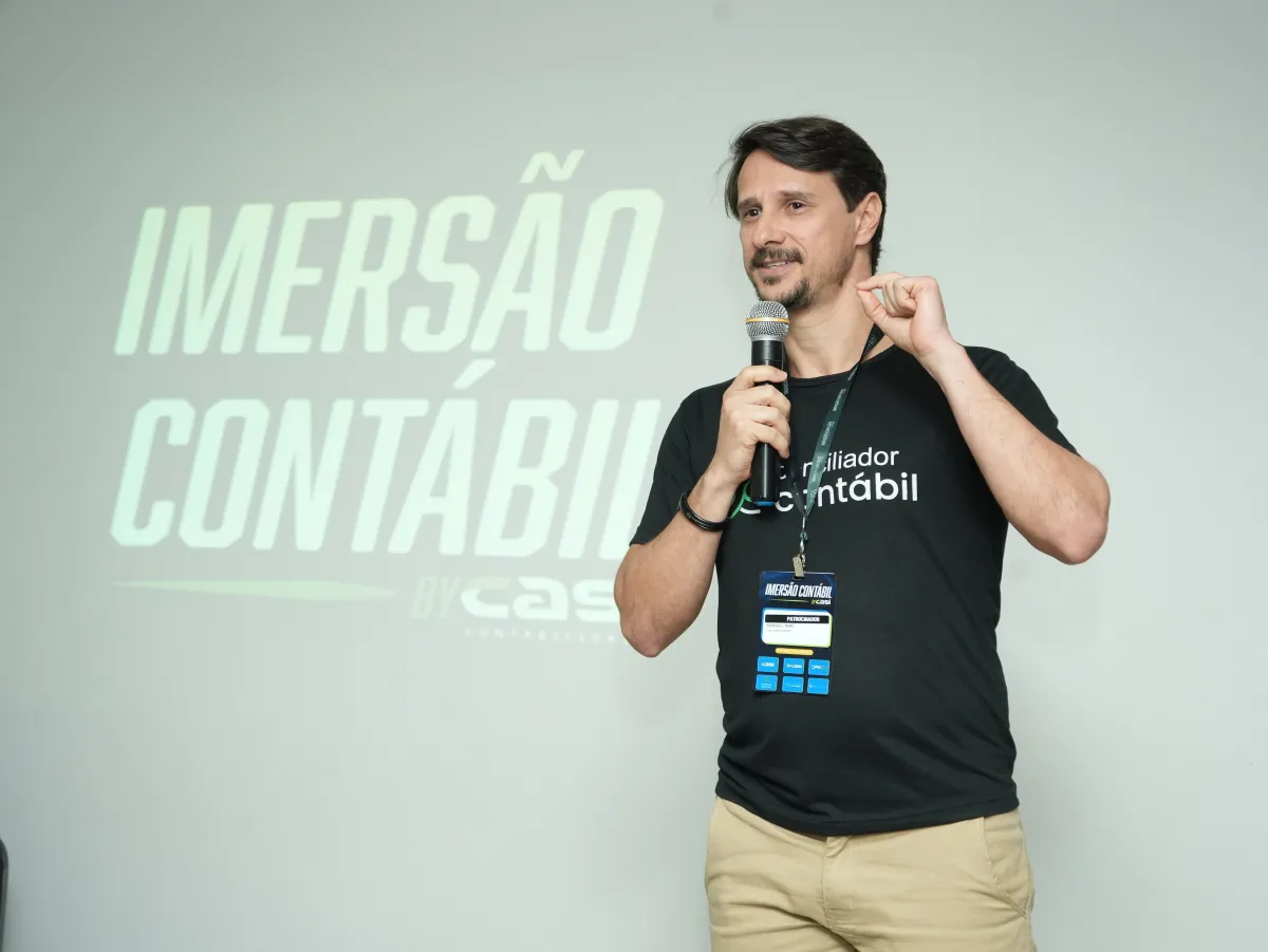 Momento de networking no intervalo da Imersão Contábil CASI